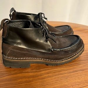 Rare Diesel Blackgold Mens leather lace up boots. Size 45 / us12.